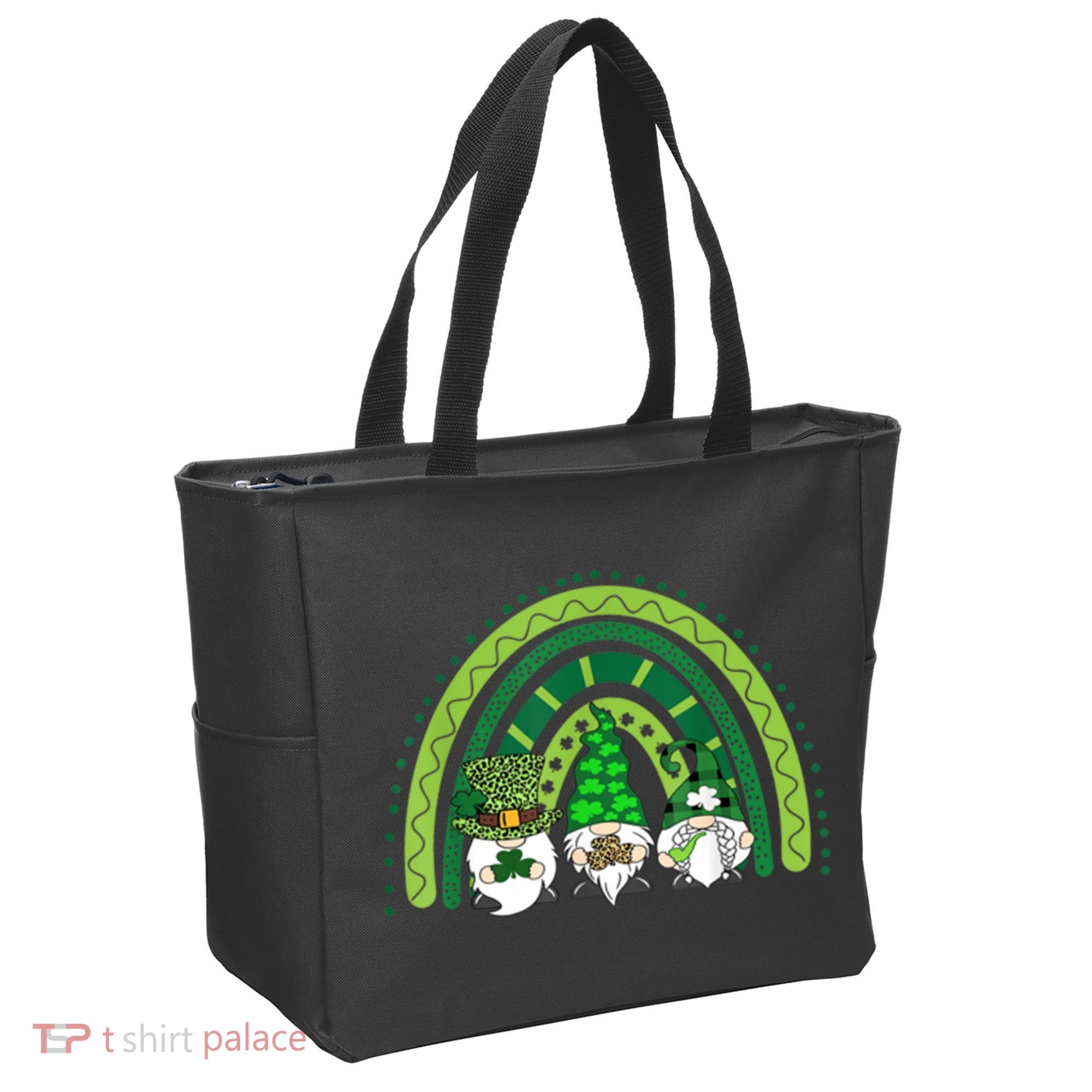 Gnome St Patrick's Day Rainbow Tote Bag