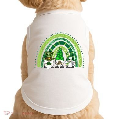 Gnome St Patrick's Day Rainbow Doggie Tank