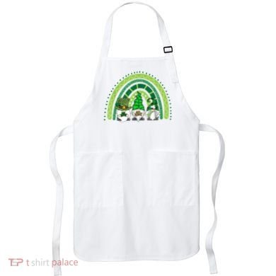Gnome St Patrick's Day Rainbow Apron