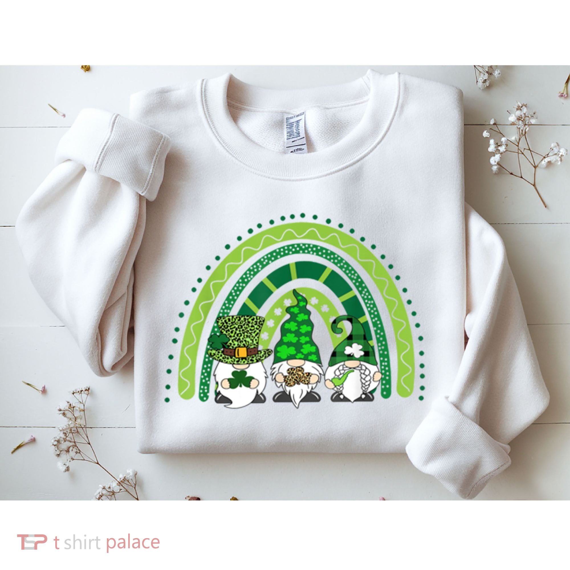 Gnome St Patrick's Day Rainbow Sweatshirt