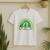 Gnome St Patrick's Day Rainbow T-Shirt thumb 2