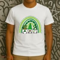 Gnome St Patrick's Day Rainbow T-Shirt thumb 3