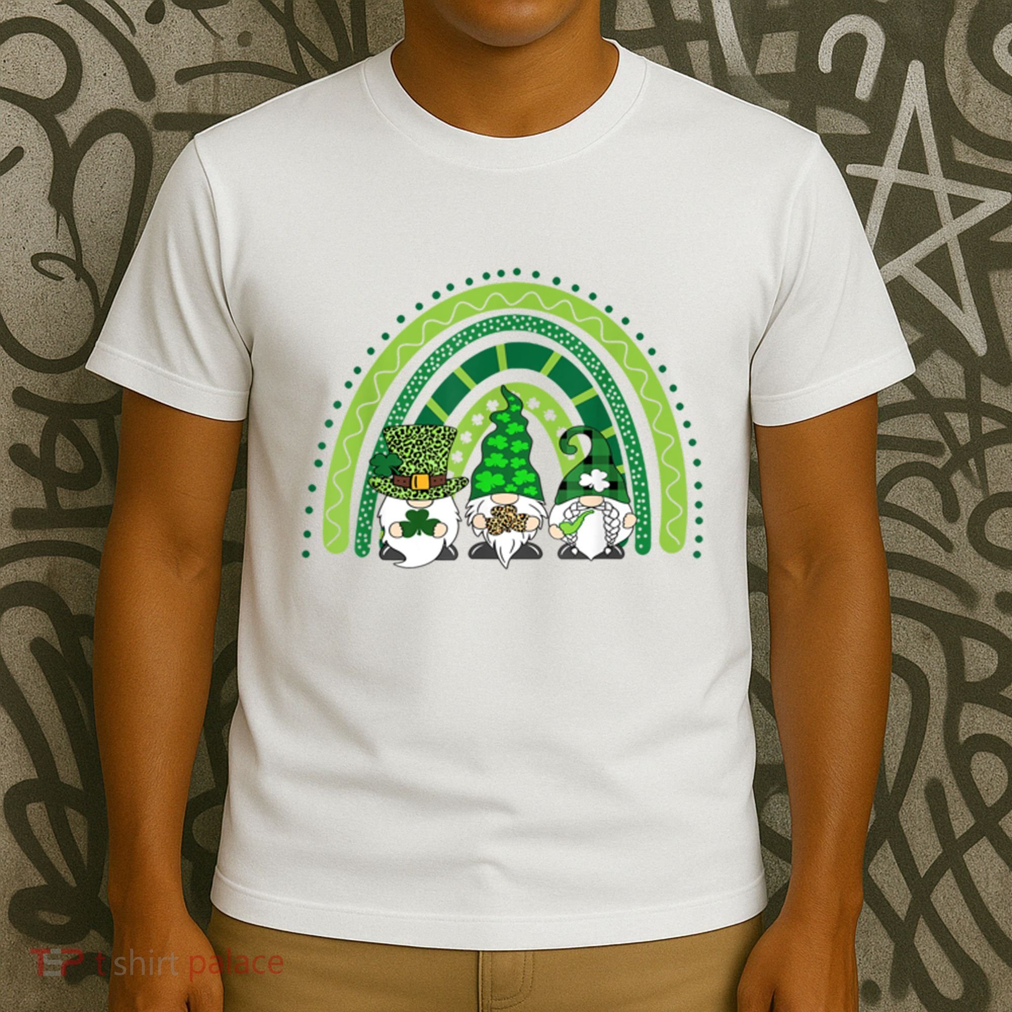 Gnome St Patrick's Day Rainbow T-Shirt