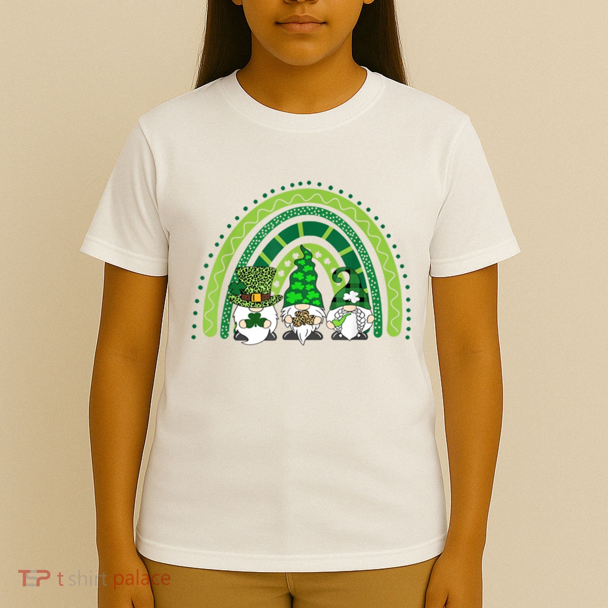 Gnome St Patrick's Day Rainbow T-Shirt