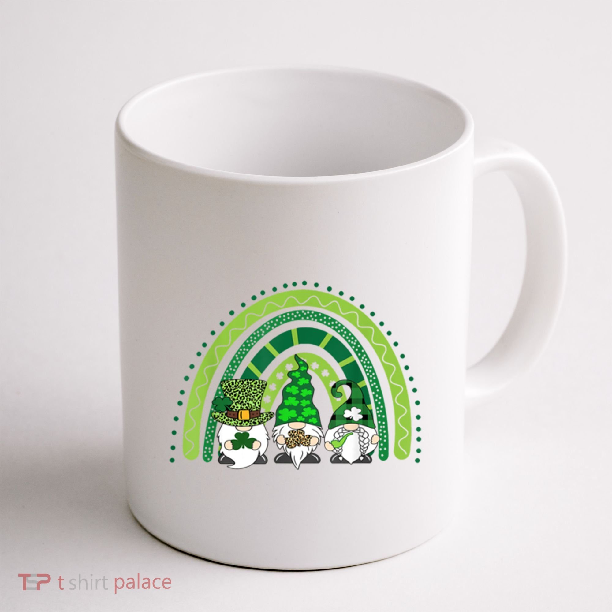 Gnome St Patrick's Day Rainbow Coffee Mug
