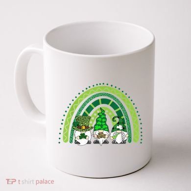 Gnome St Patrick's Day Rainbow Coffee Mug