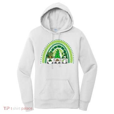 Gnome St Patrick's Day Rainbow Women's Hoodie