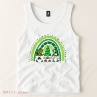 Gnome St Patrick's Day Rainbow Tank Top thumb 2