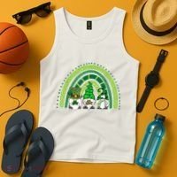 Gnome St Patrick's Day Rainbow Tank Top thumb 4