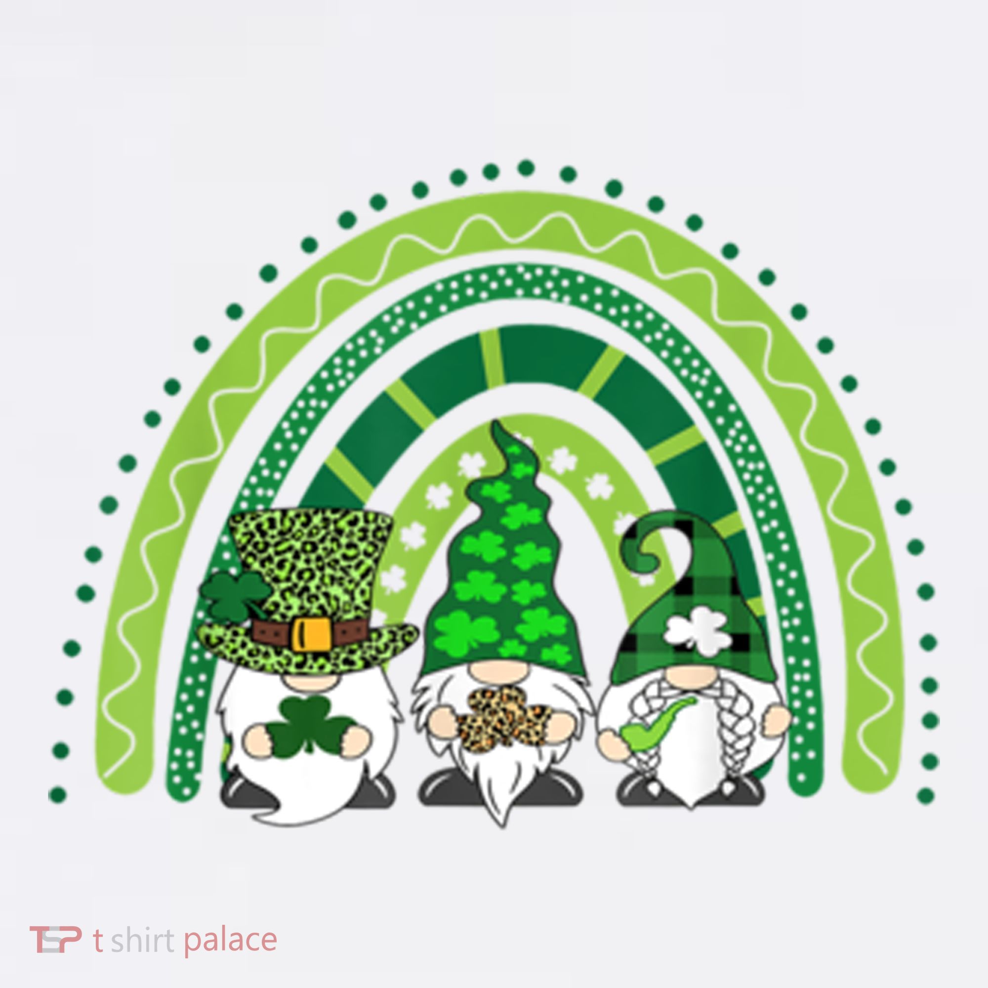 Gnome St Patrick's Day Rainbow Tank Top