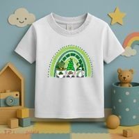Gnome St Patrick's Day Rainbow Toddler T-Shirt thumb 3