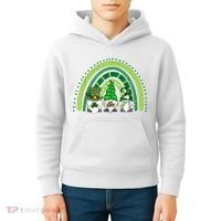 Gnome St Patrick's Day Rainbow Kids Hoodie thumb 4