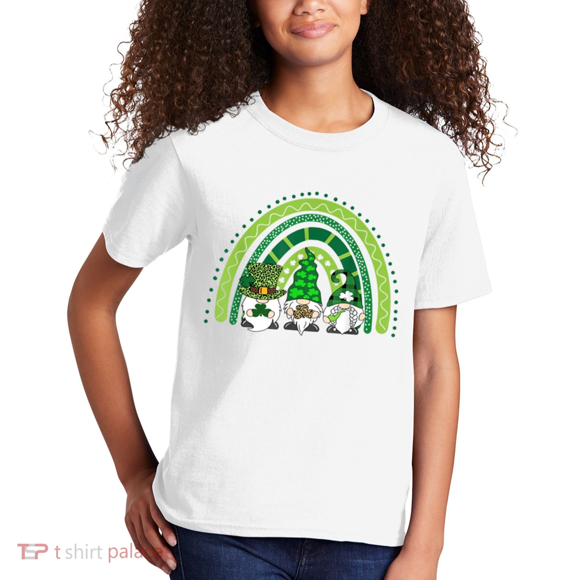 Gnome St Patrick's Day Rainbow Kids T-Shirt