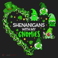 Gnome St Patrick's Day Shenanigans With My Gnomies Shamrock Tumbler thumb 3