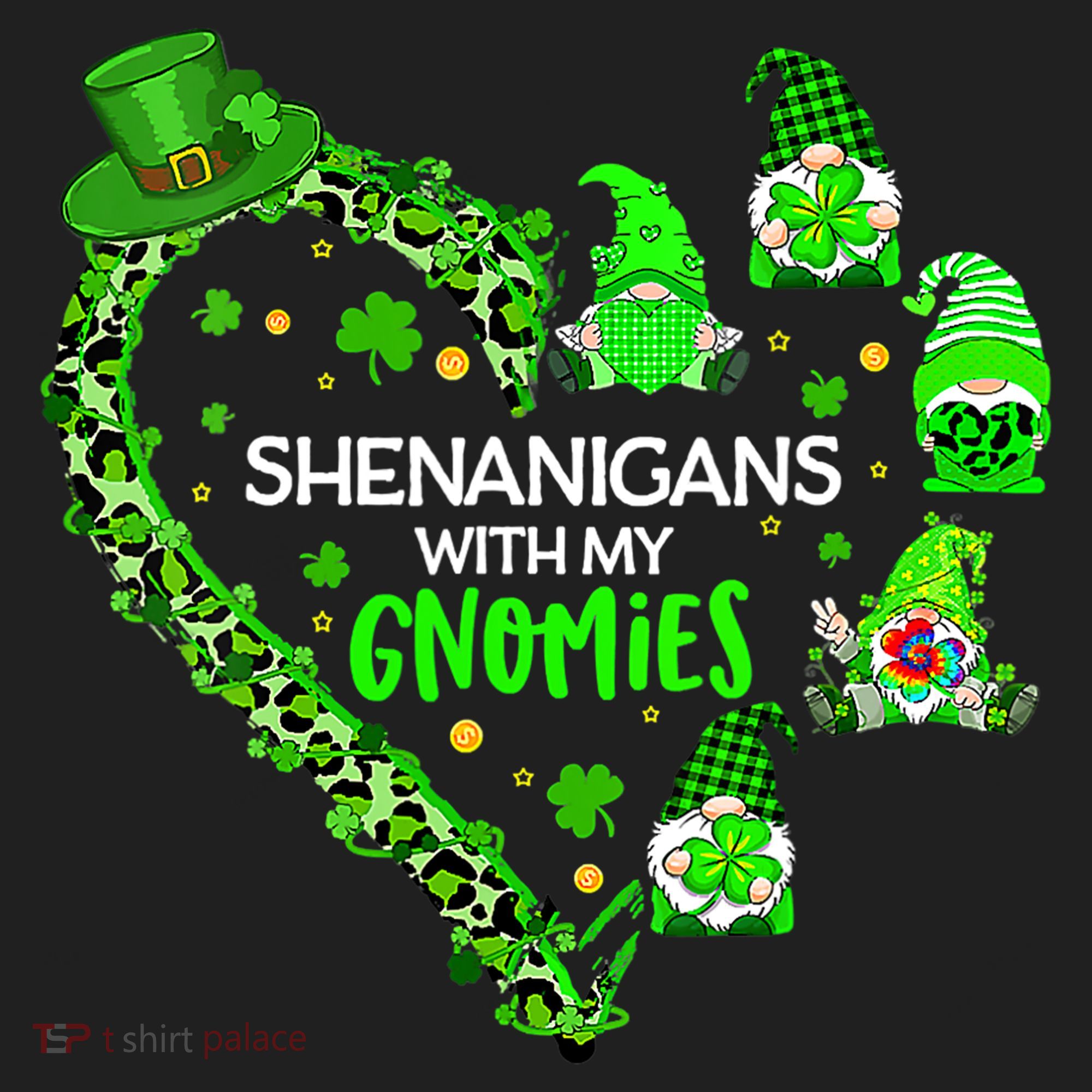 Gnome St Patrick's Day Shenanigans With My Gnomies Shamrock Tumbler