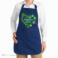 Gnome St Patrick's Day Shenanigans With My Gnomies Shamrock Apron thumb 2