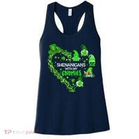 Gnome St Patrick's Day Shenanigans With My Gnomies Shamrock Women's Tank Top thumb 0