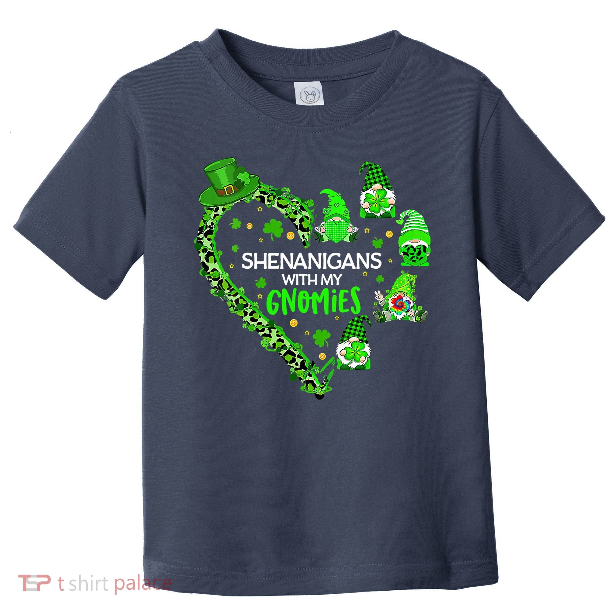 Gnome St Patrick's Day Shenanigans With My Gnomies Shamrock Toddler T-Shirt