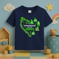 Gnome St Patrick's Day Shenanigans With My Gnomies Shamrock Toddler T-Shirt thumb 3