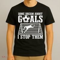 Goalie Soccer Player Goalkeeper Team Keeper Sport Goaltender T-Shirt thumb 3