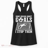 Goalie Soccer Player Goalkeeper Team Keeper Sport Goaltender Women's Tank Top thumb 0