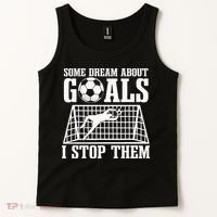 Goalie Soccer Player Goalkeeper Team Keeper Sport Goaltender Tank Top thumb 2