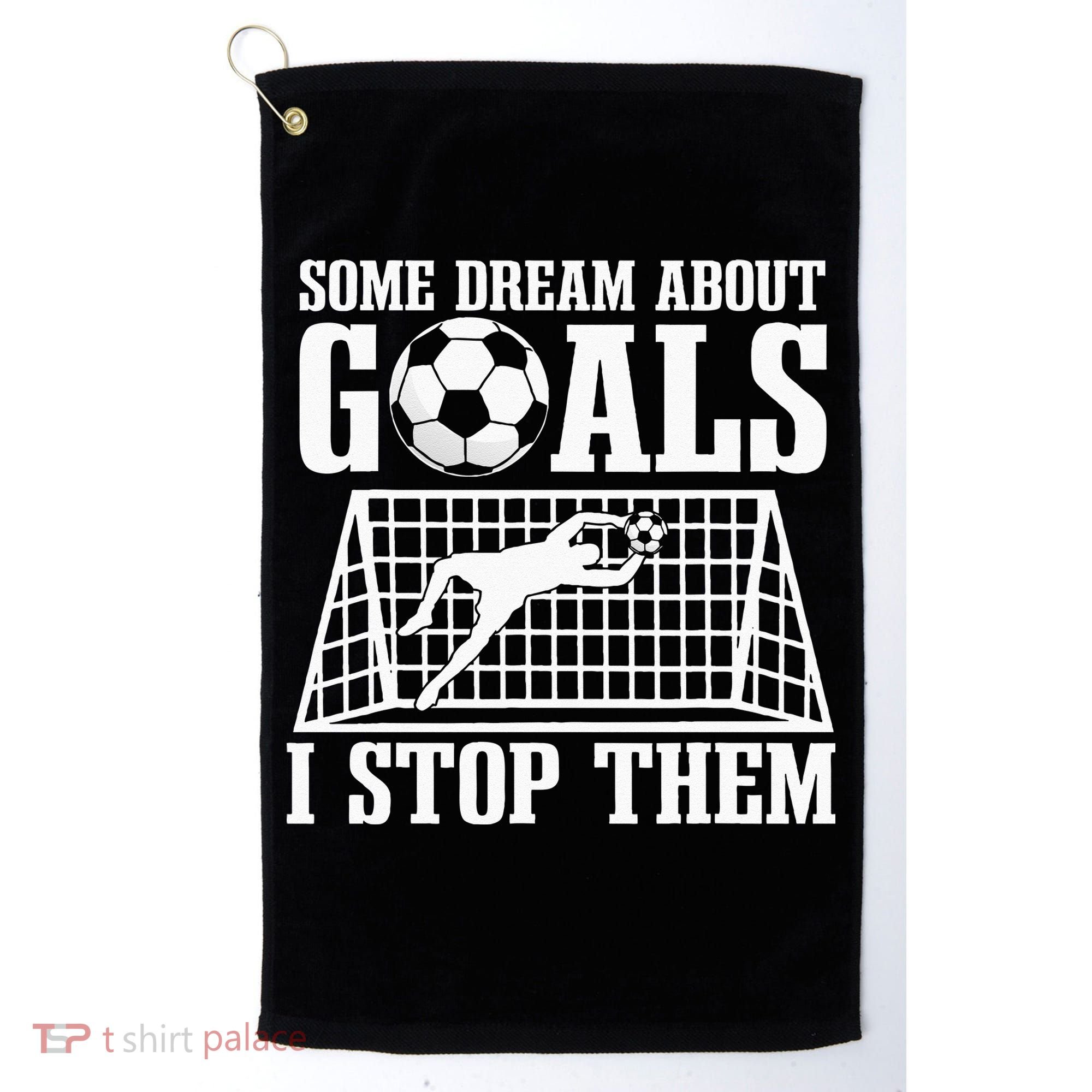 Goalie Soccer Player Goalkeeper Team Keeper Sport Goaltender Golf Towel