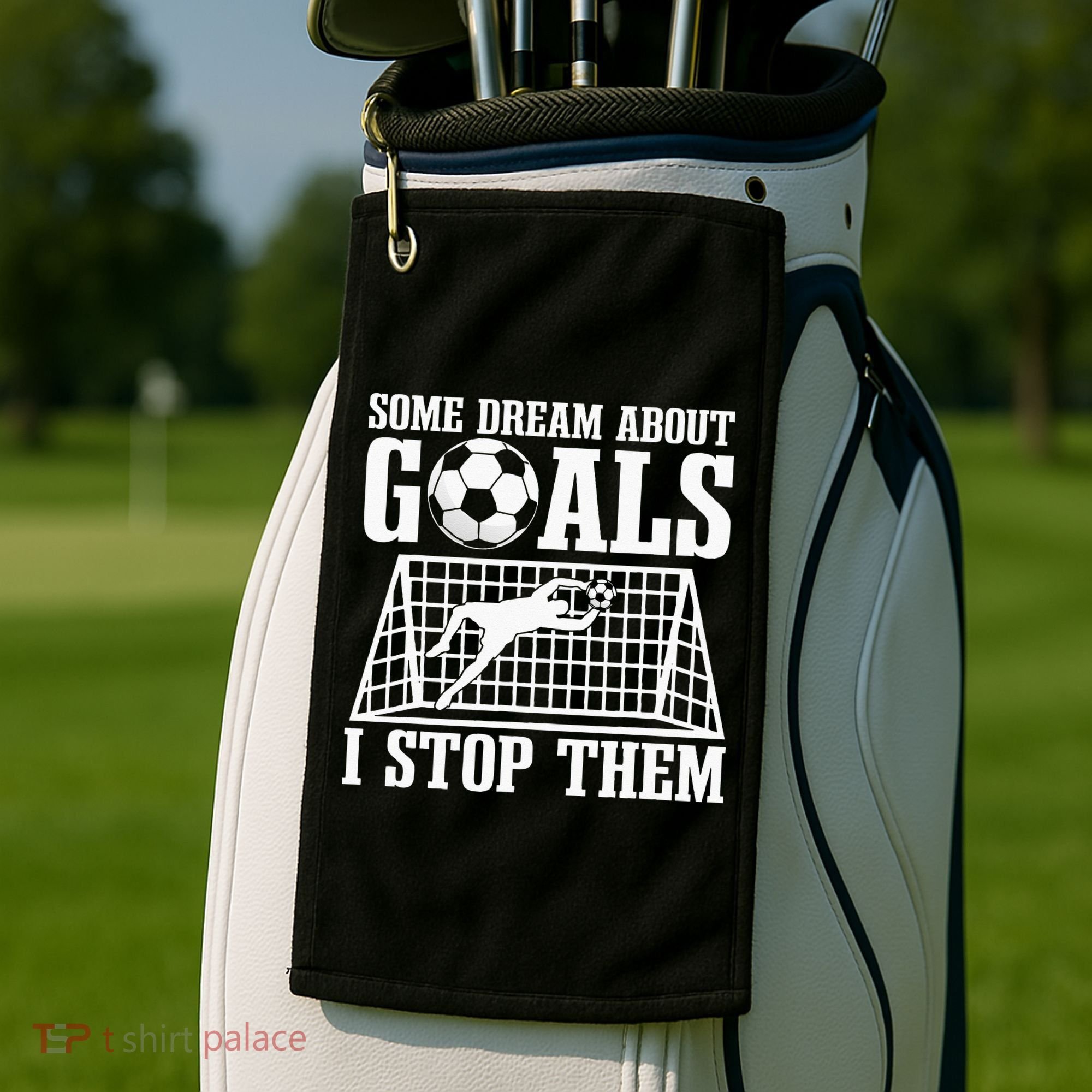 Goalie Soccer Player Goalkeeper Team Keeper Sport Goaltender Golf Towel