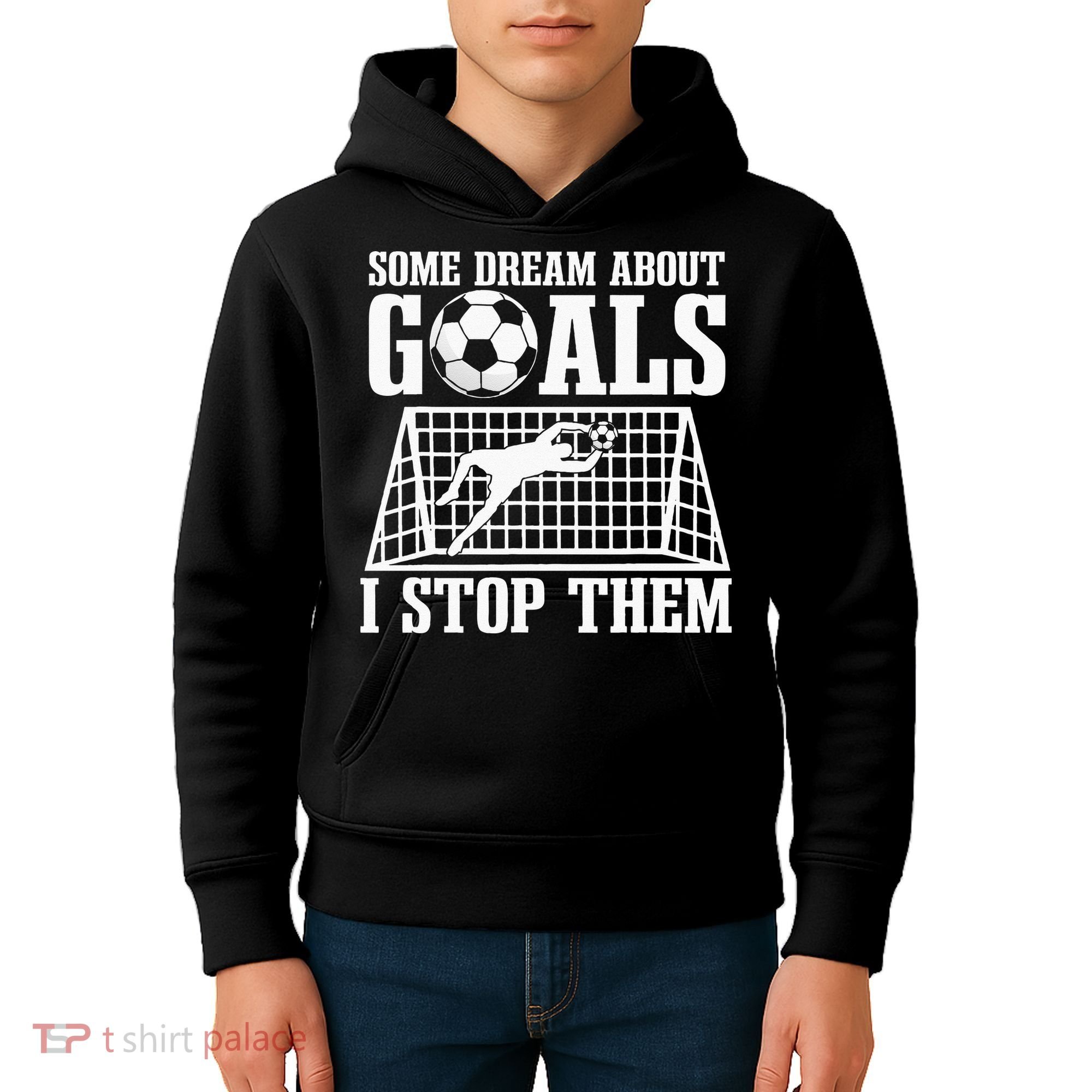 Goalie Soccer Player Goalkeeper Team Keeper Sport Goaltender Kids Hoodie