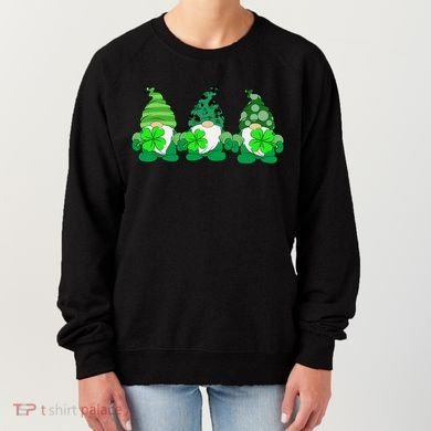 Gnome St Patricks Holiday Clover Women's Sweatshirt
