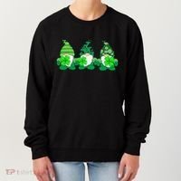 Gnome St Patricks Holiday Clover Women's Sweatshirt thumb 0