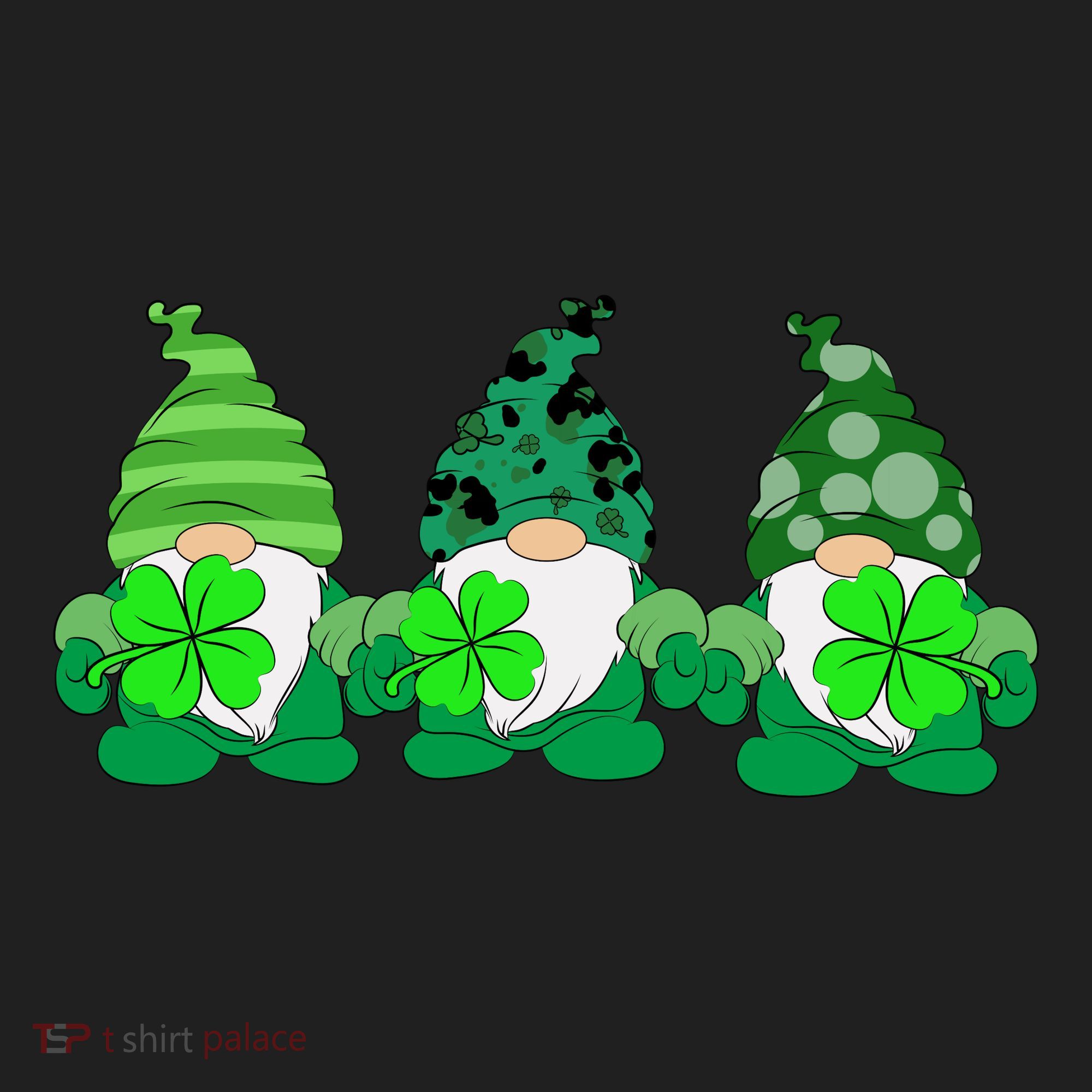 Gnome St Patricks Holiday Clover Women's Sweatshirt