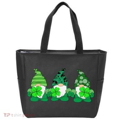 Gnome St Patricks Holiday Clover Tote Bag