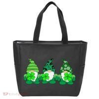 Gnome St Patricks Holiday Clover Tote Bag thumb 0