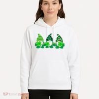 Gnome St Patricks Holiday Clover Hoodie thumb 5