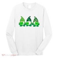 Gnome St Patricks Holiday Clover Long Sleeve Shirt thumb 0