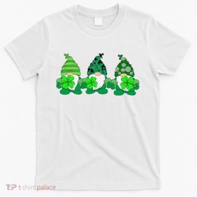 Gnome St Patricks Holiday Clover T-Shirt