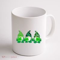 Gnome St Patricks Holiday Clover Coffee Mug thumb 1