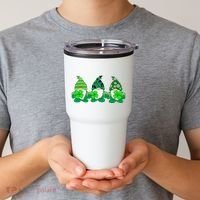 Gnome St Patricks Holiday Clover Tumbler thumb 2