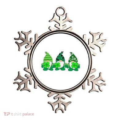 Gnome St Patricks Holiday Clover Ornament