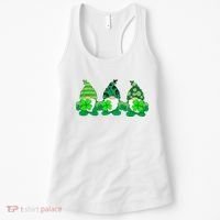 Gnome St Patricks Holiday Clover Women's Tank Top thumb 0