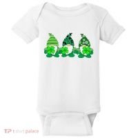 Gnome St Patricks Holiday Clover Baby Bodysuit thumb 0