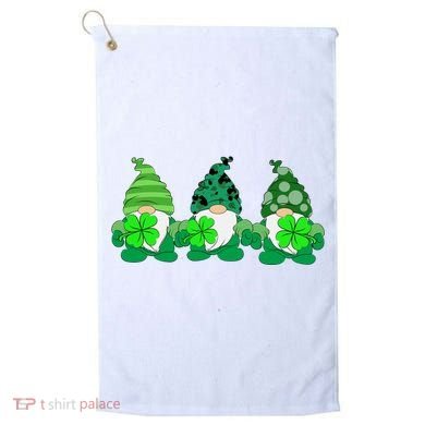 Gnome St Patricks Holiday Clover Golf Towel