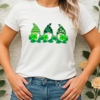 Gnome St Patricks Holiday Clover Women's T-Shirt thumb 2