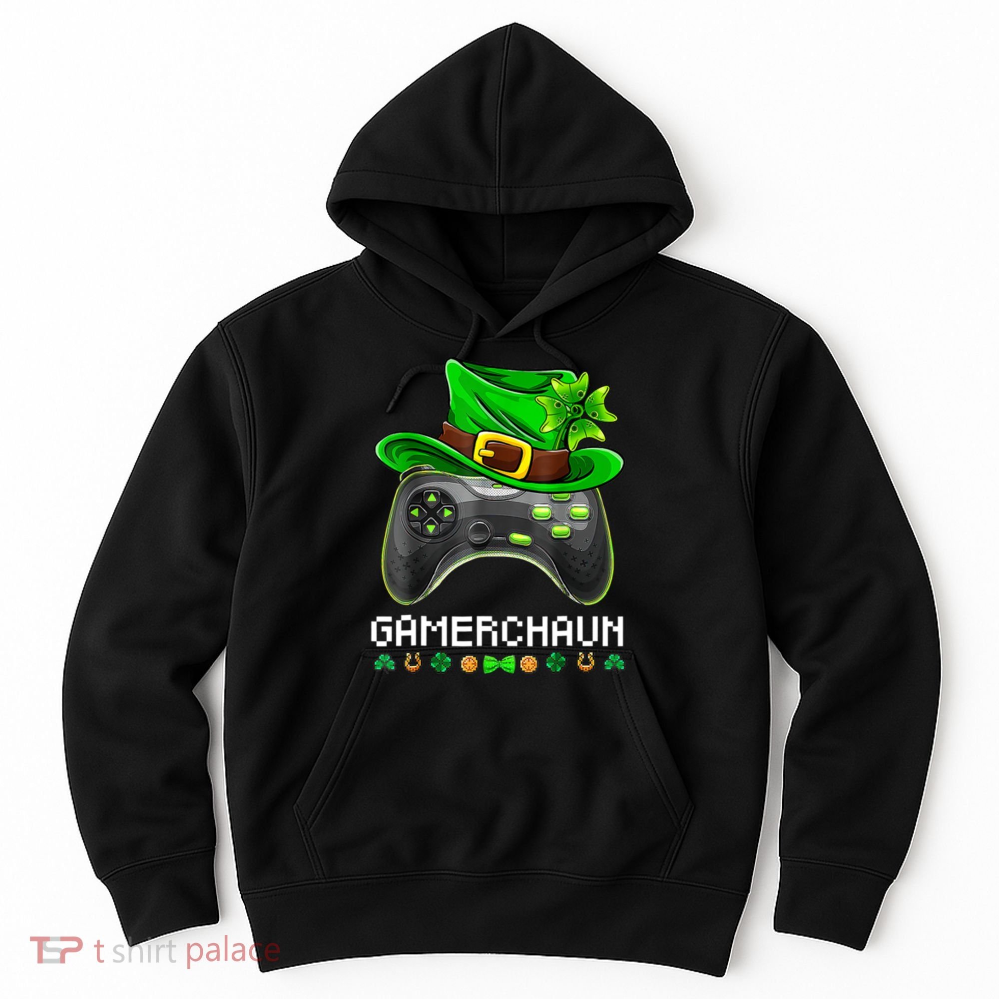 Gamerchaun St Patrick's Day Game Hoodie
