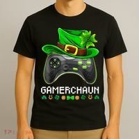 Gamerchaun St Patrick's Day Game T-Shirt thumb 3