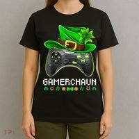 Gamerchaun St Patrick's Day Game T-Shirt thumb 4