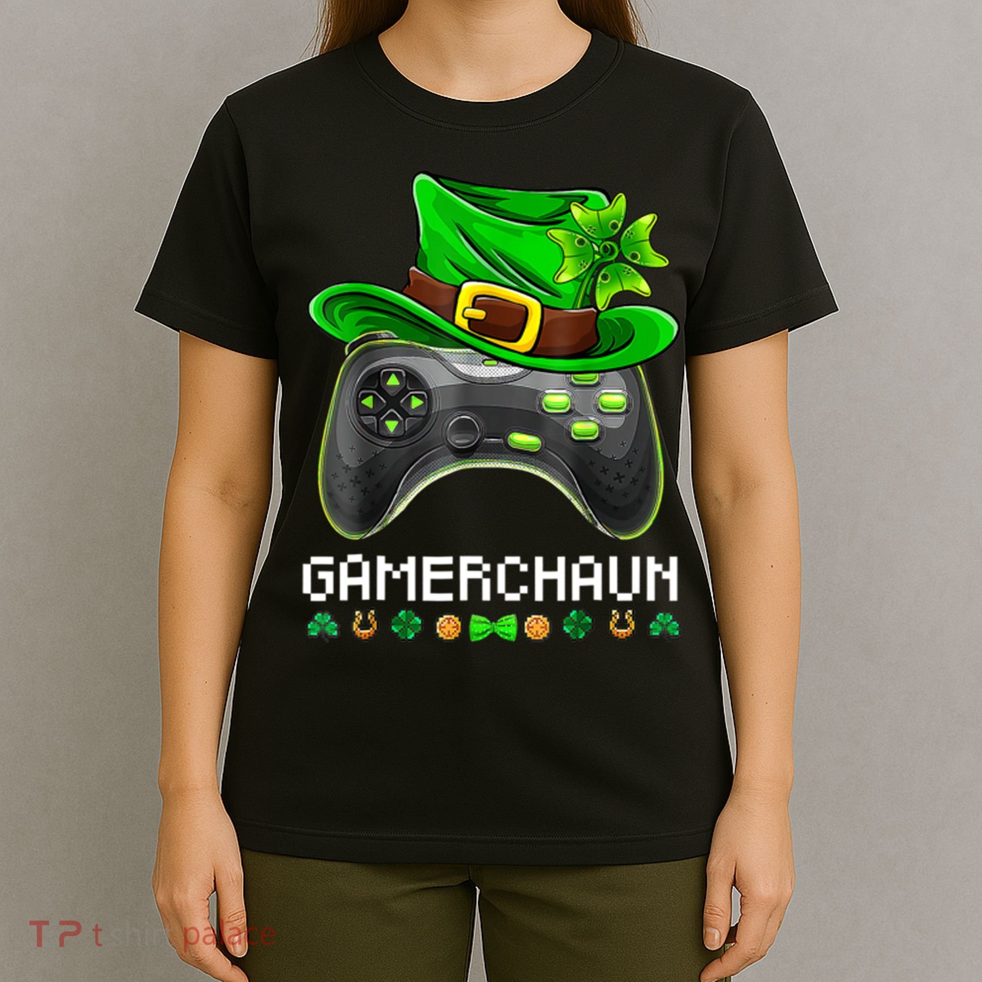 Gamerchaun St Patrick's Day Game T-Shirt