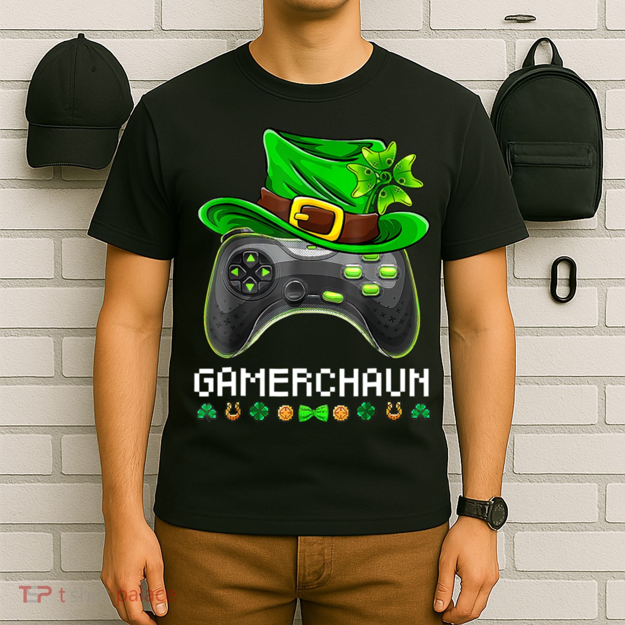 Gamerchaun St Patrick's Day Game T-Shirt
