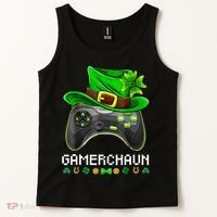 Gamerchaun St Patrick's Day Game Tank Top thumb 2